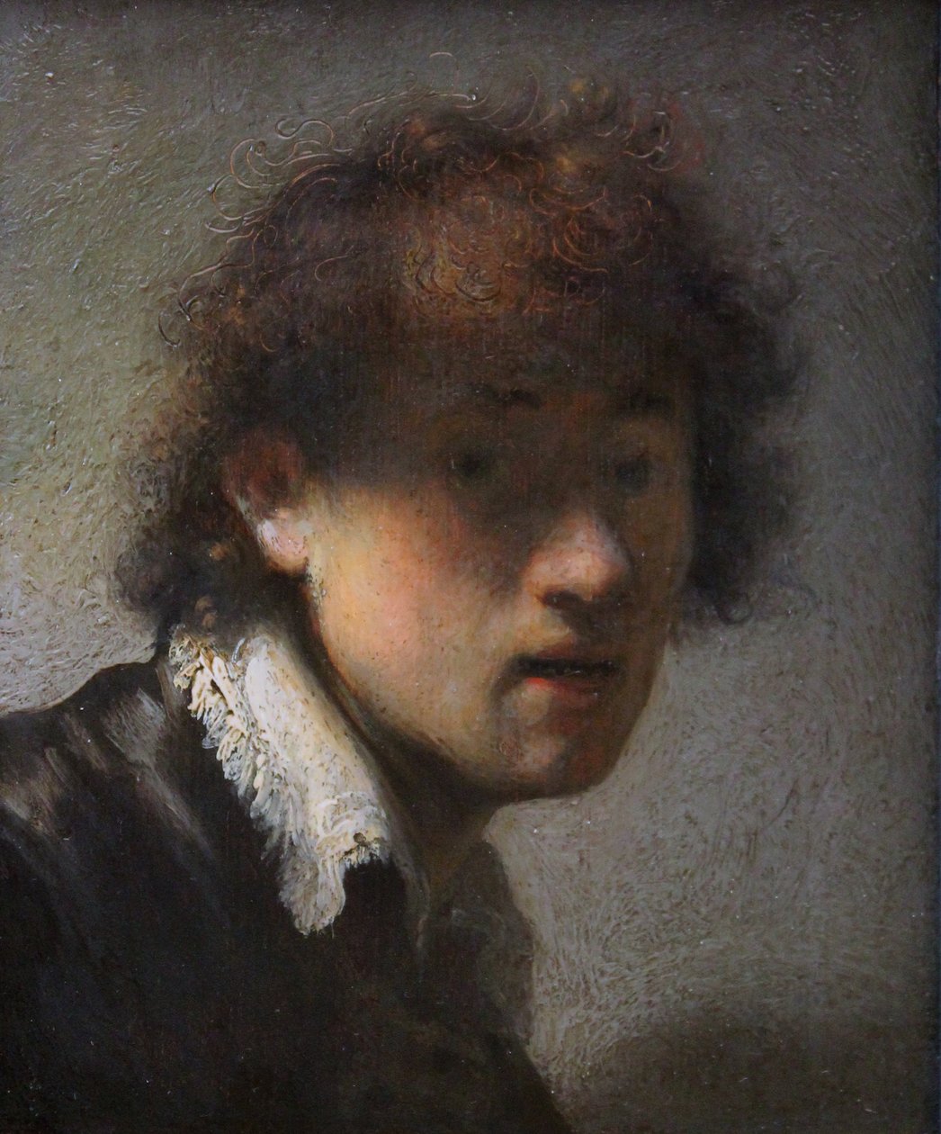 Selvportræt i en tidlig alder af Rembrandt van Rijn