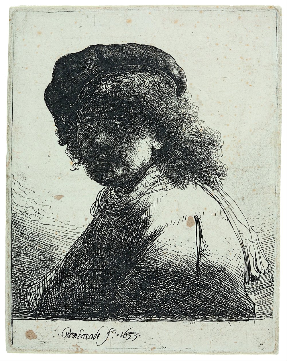 Selvportræt af Rembrandt van Rijn