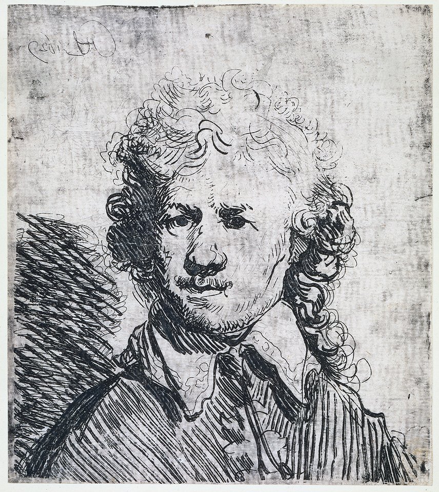 Selvportræt af Rembrandt van Rijn