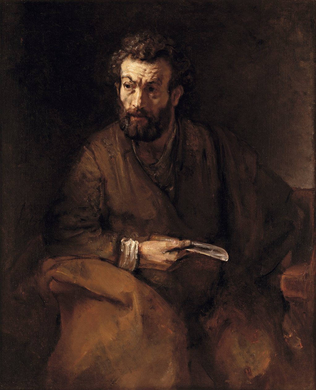St. Bartholomæus af Rembrandt van Rijn