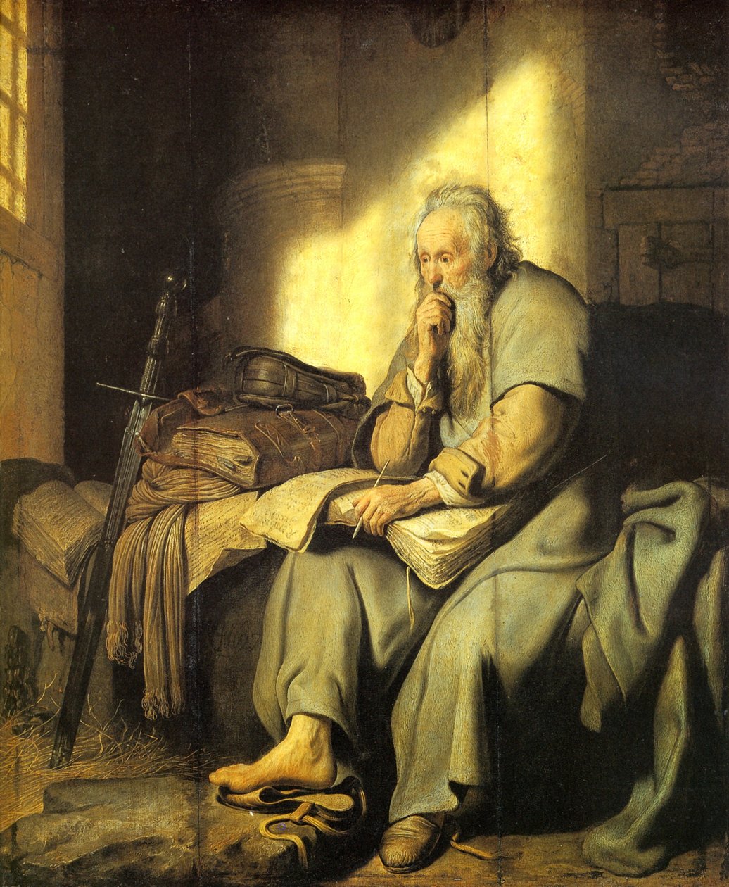 St. Paul i fængsel af Rembrandt van Rijn