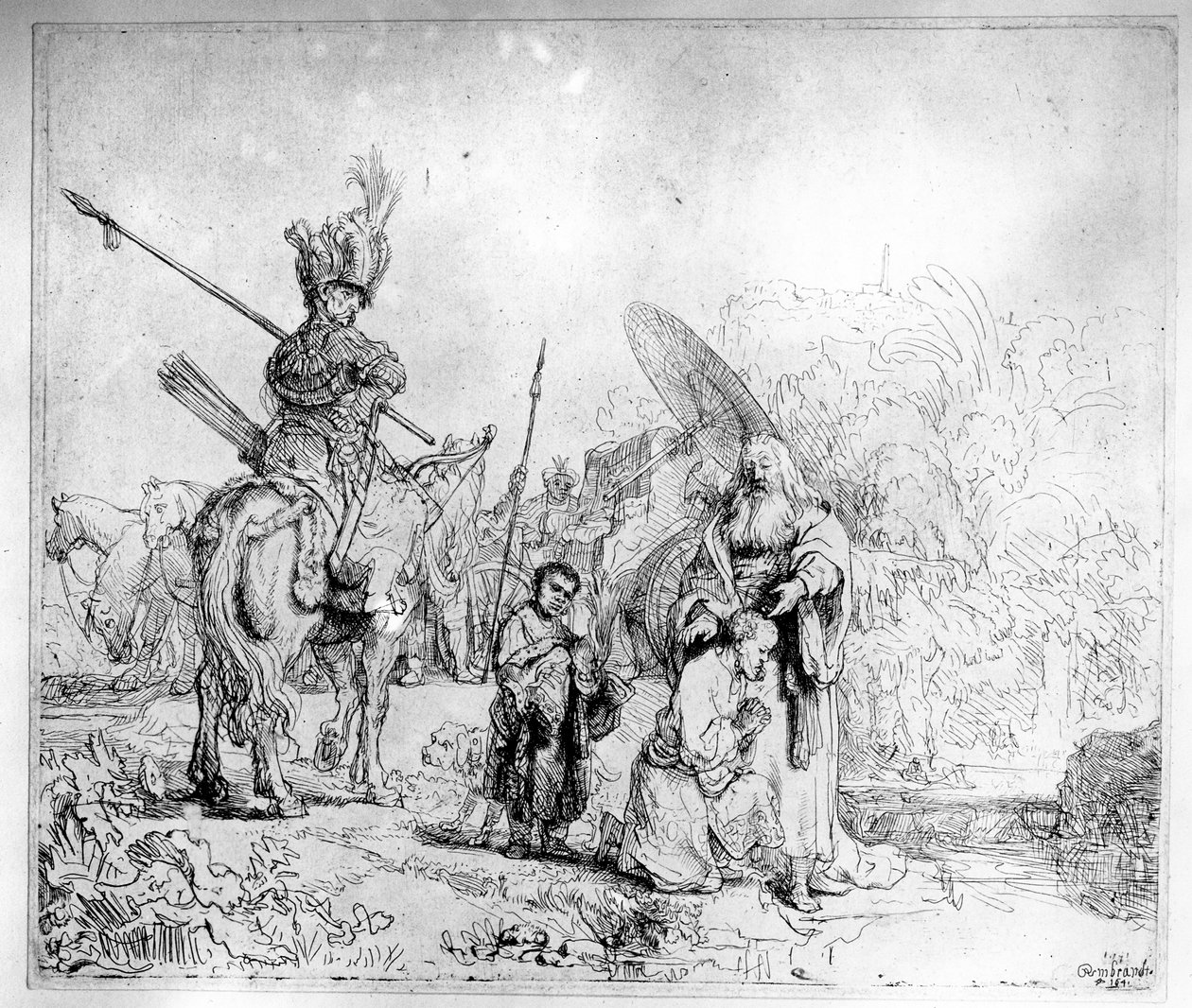 Eunukkens dåb, 1641 af Rembrandt van Rijn
