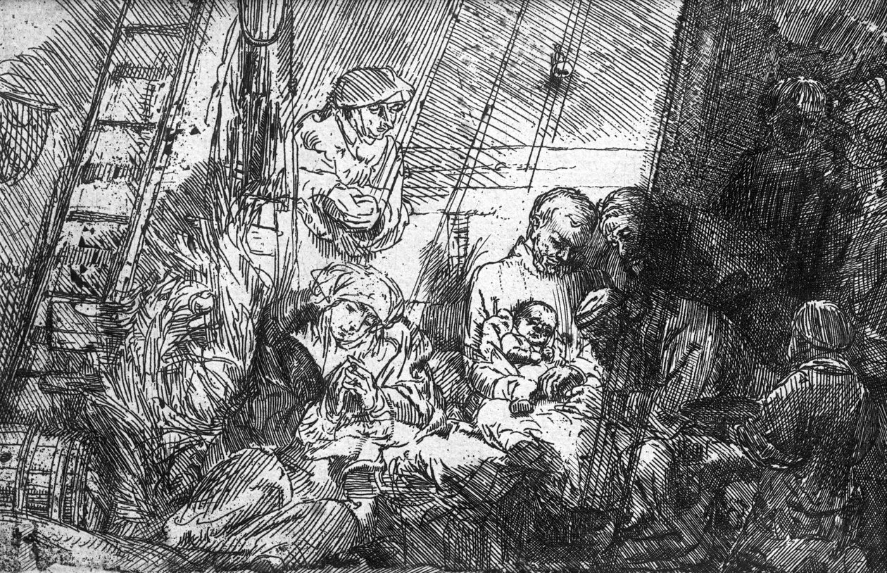 Omskæring, 1654 af Rembrandt van Rijn