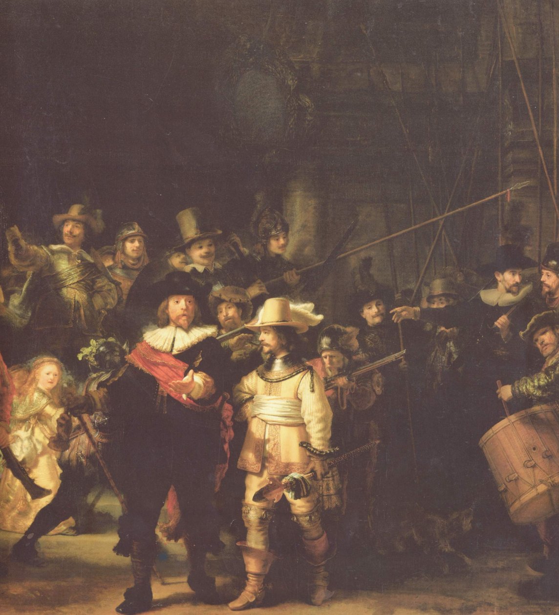Firmaet af Frans Banning Cocq og Willem van Ruytenburch af Rembrandt van Rijn