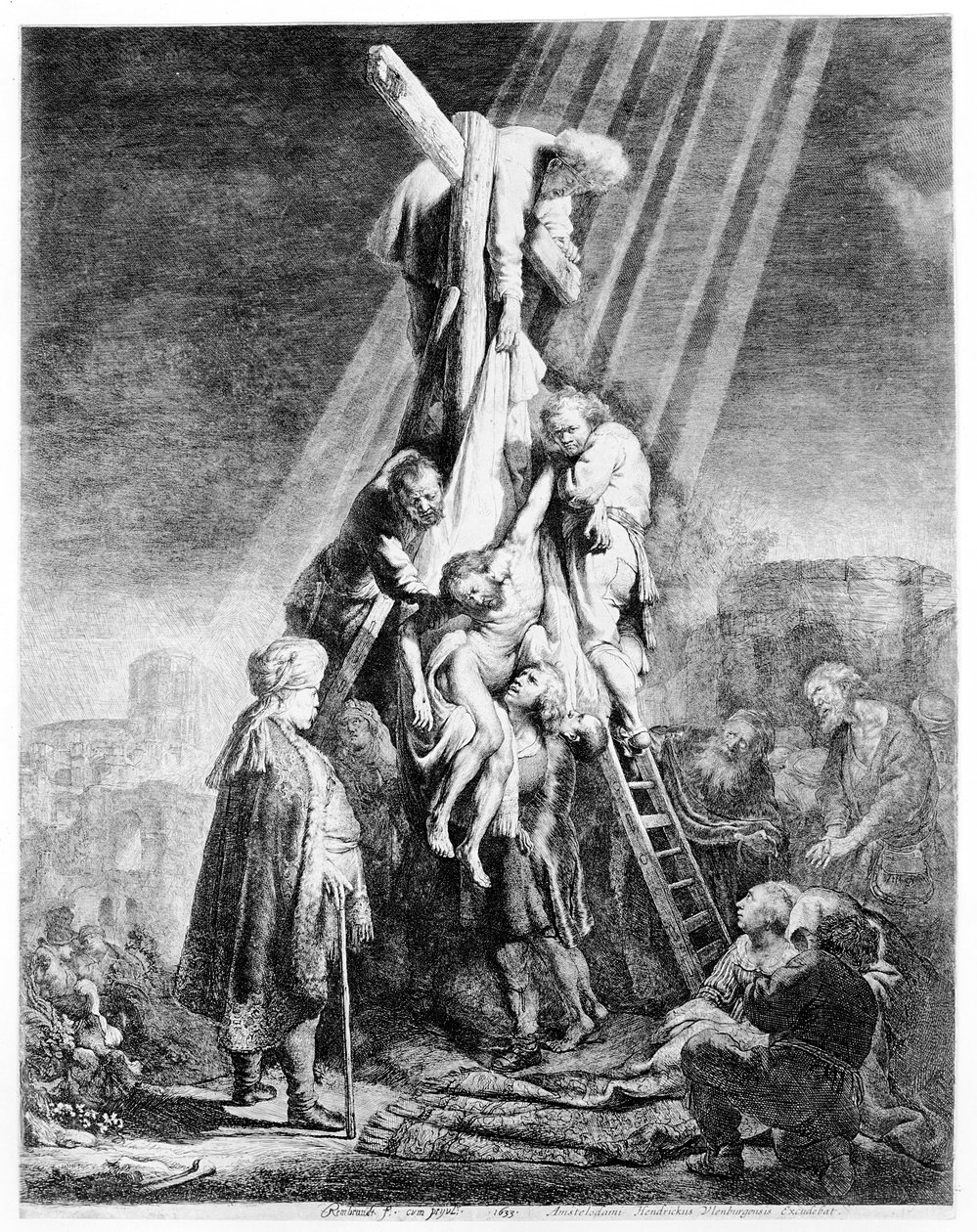 Deponeringen, 1633 af Rembrandt van Rijn