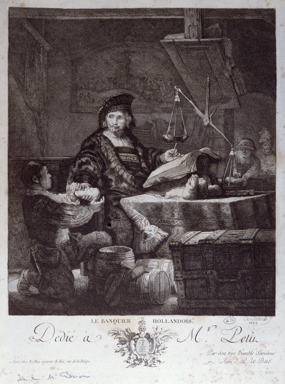 Den hollandske bankmand, 1639 af Rembrandt van Rijn