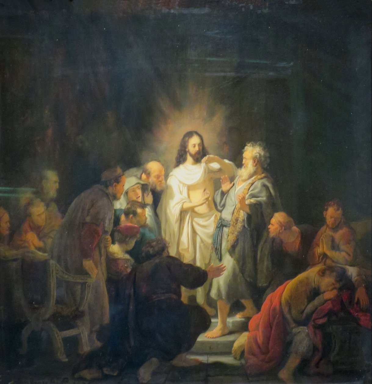 Incredulity of Saint Thomas af Rembrandt van Rijn