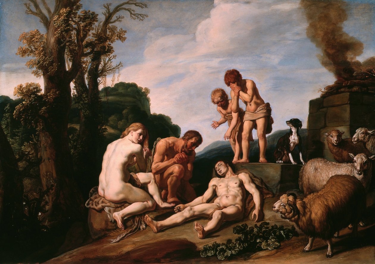 Abels klagesang af Rembrandt van Rijn