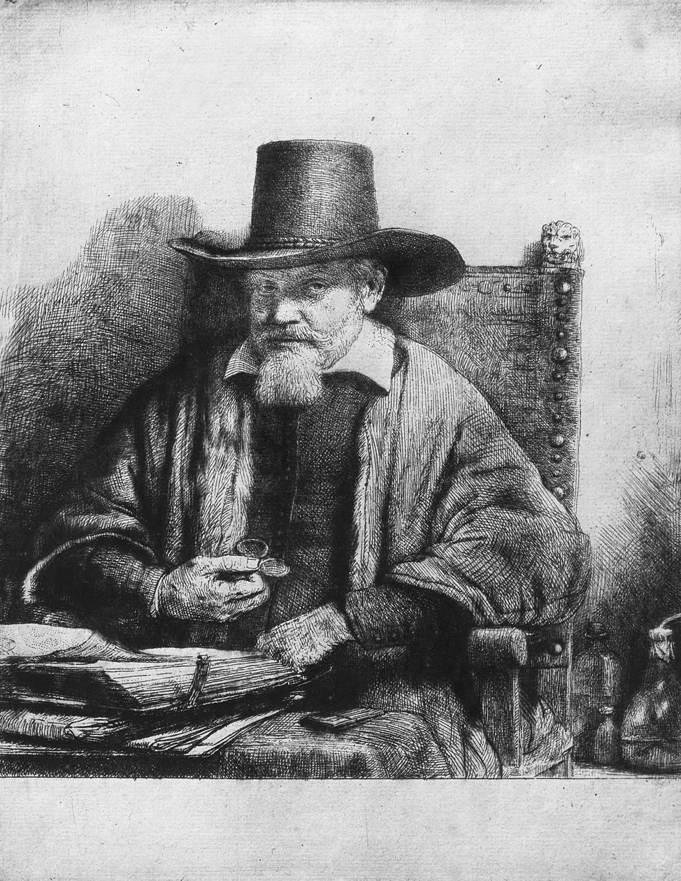 Advokaten Tolling eller doktoren Arnoldus Tholinx eller Petrus van Thol, 1656 af Rembrandt van Rijn