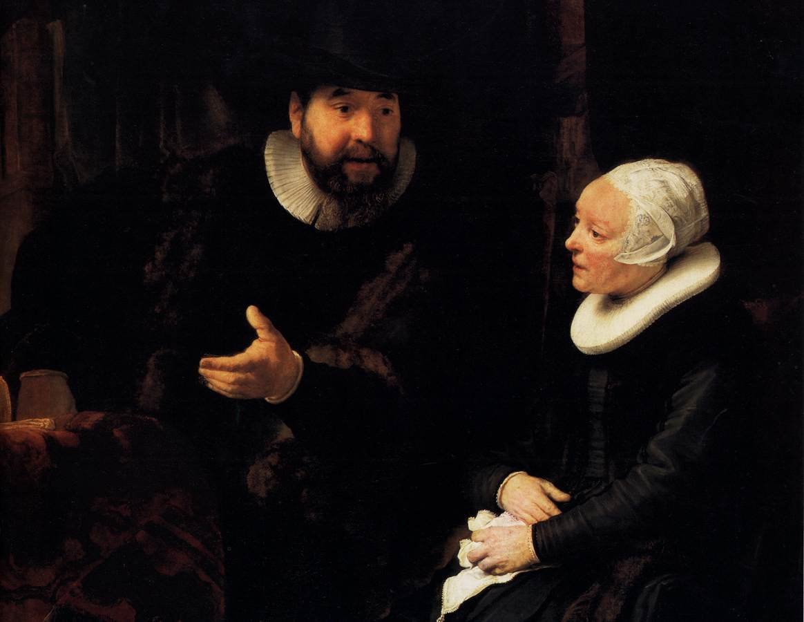 Den menonitiske minister Cornelis Claesz af Rembrandt van Rijn