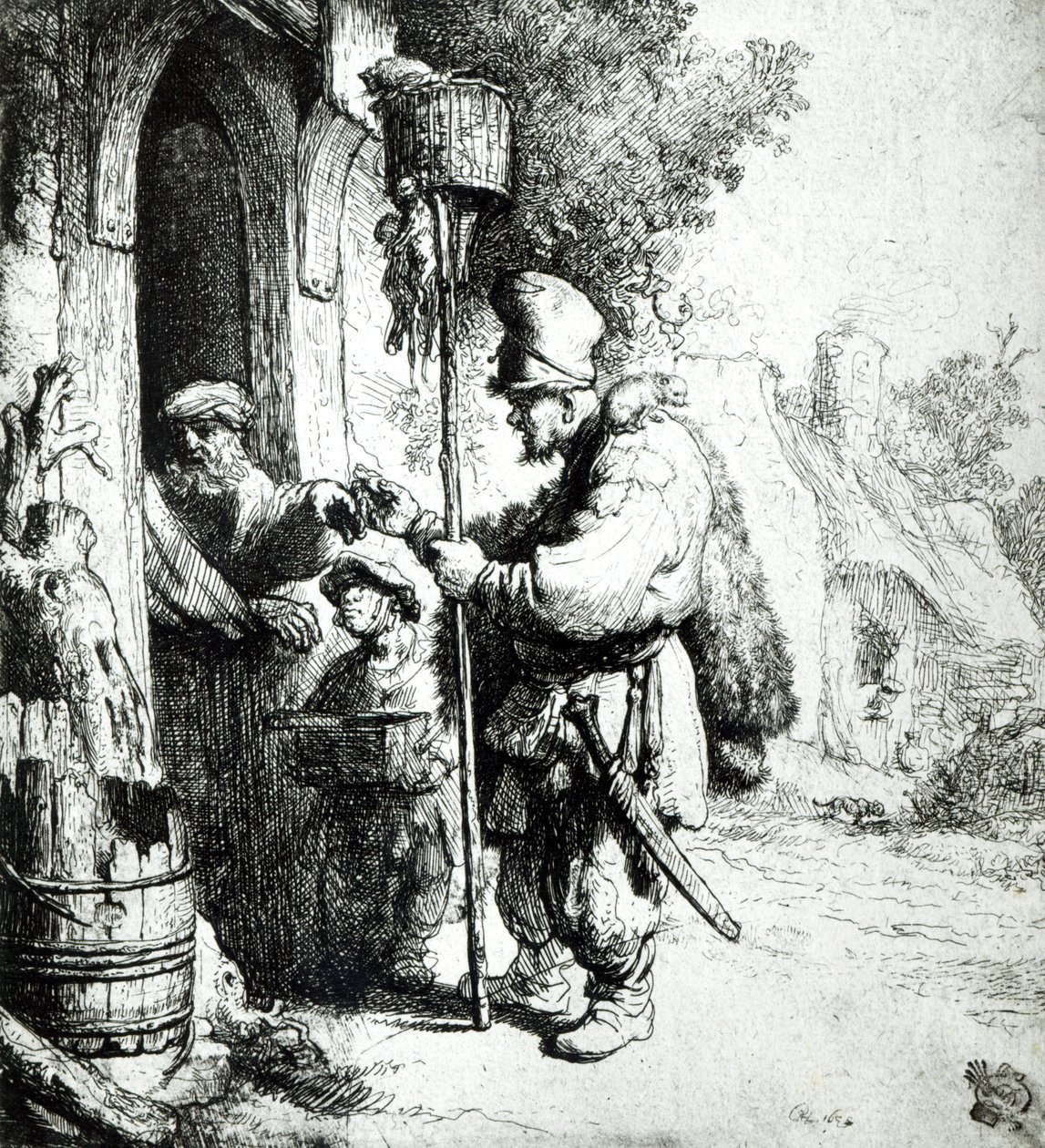 Rottefangeren, 1632 af Rembrandt van Rijn