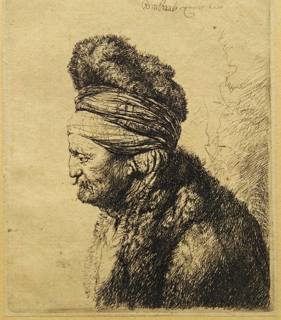 Det andet orientalske hoved af Rembrandt van Rijn