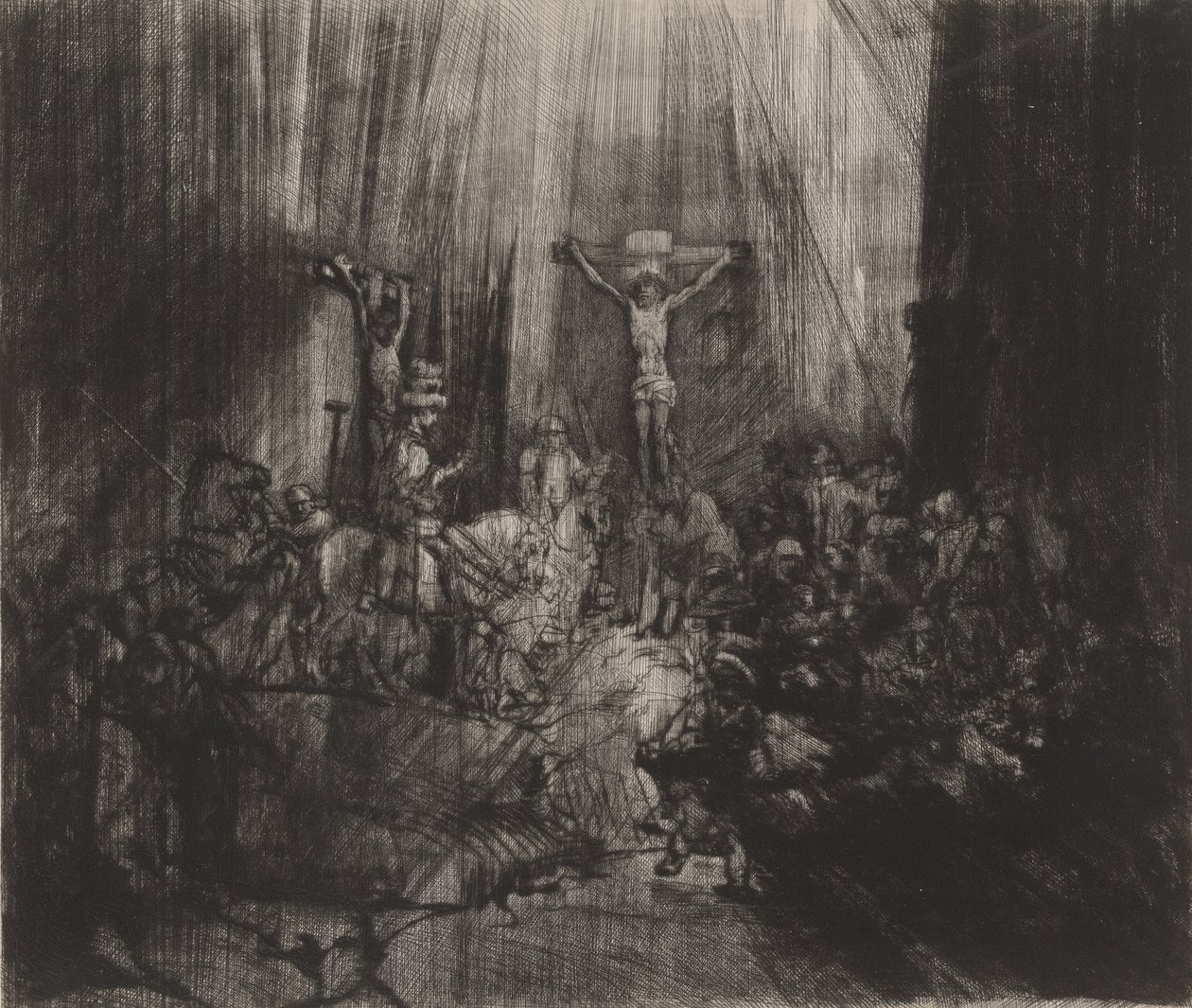 De tre kors af Rembrandt van Rijn