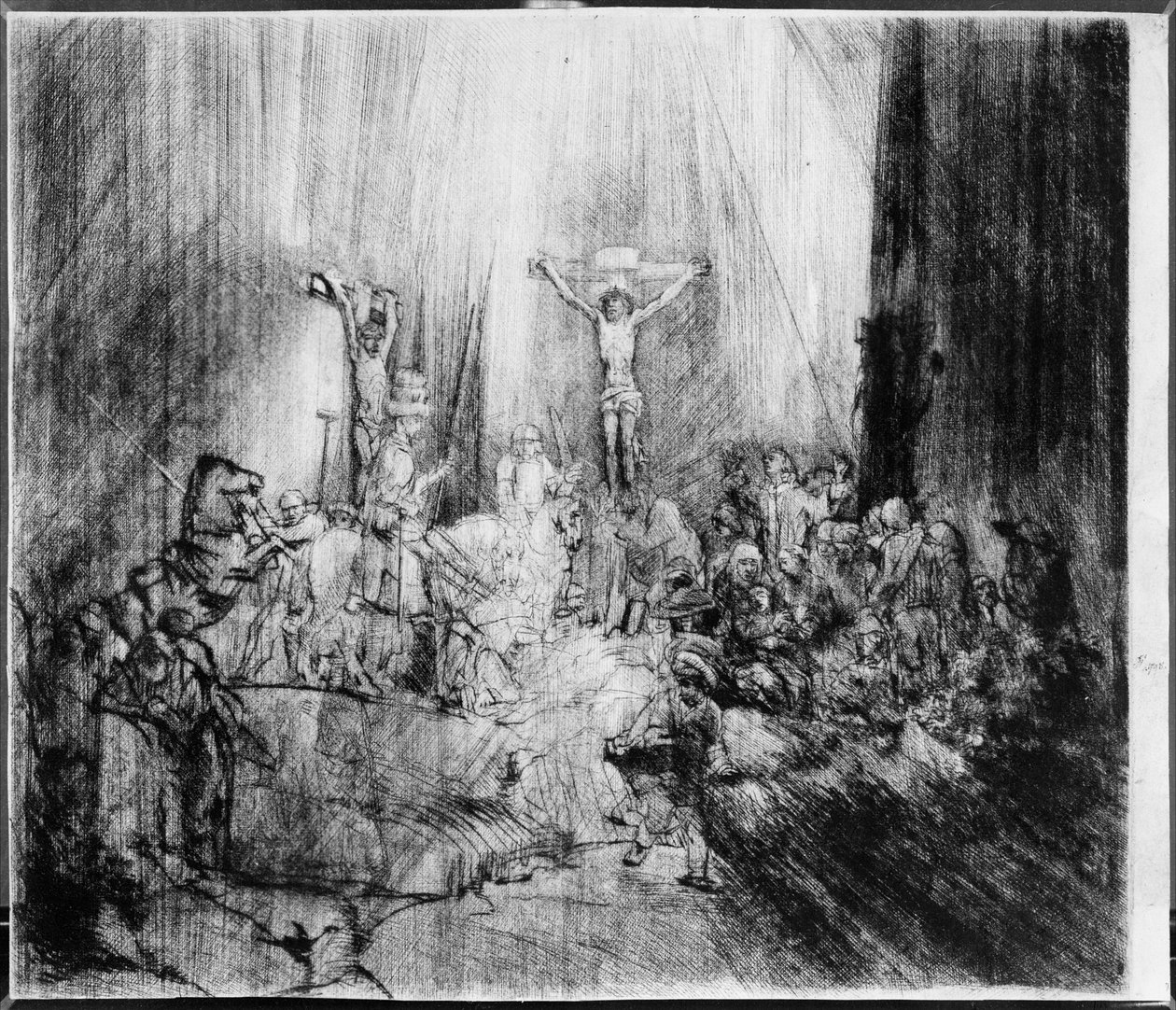 De tre kors, 1653 af Rembrandt van Rijn