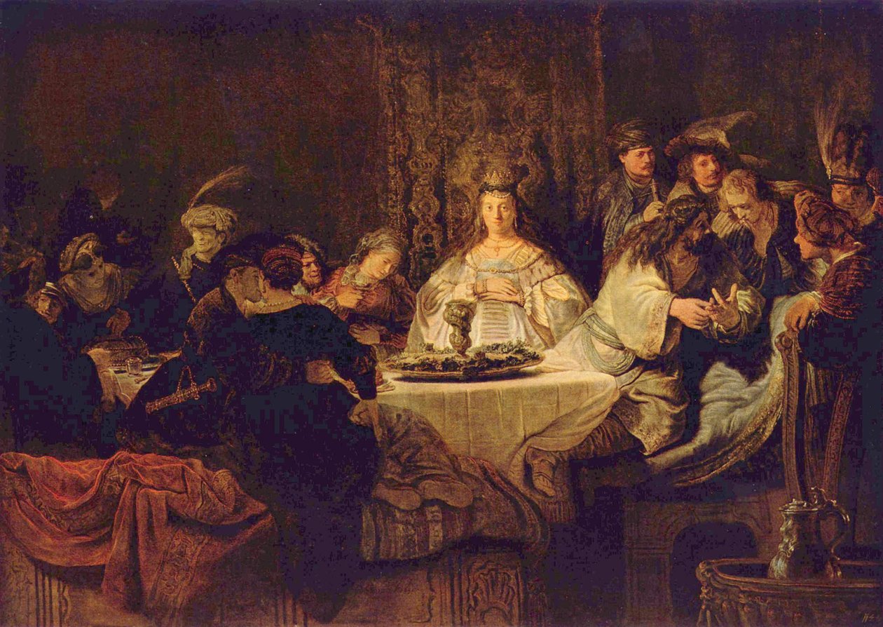 Samsons bryllup af Rembrandt van Rijn