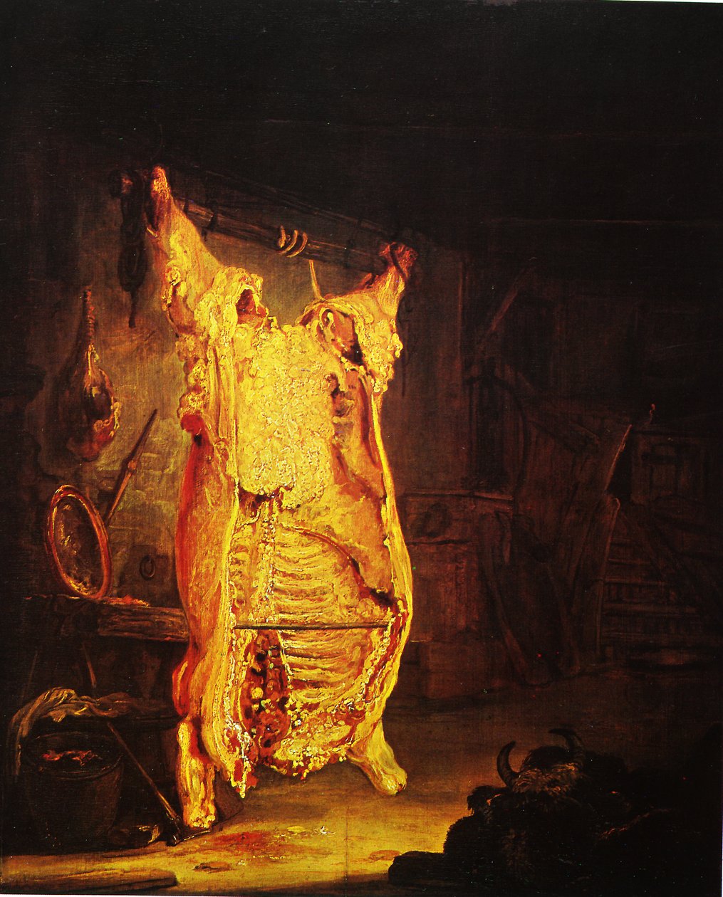 slagtet okse af Rembrandt van Rijn
