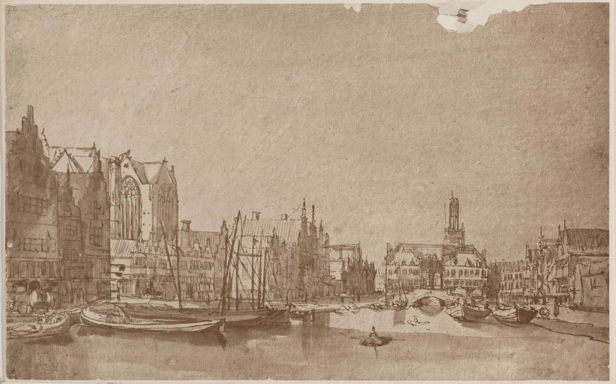 Anonym Rokin Amsterdam set mod Damsquare af Rembrandt