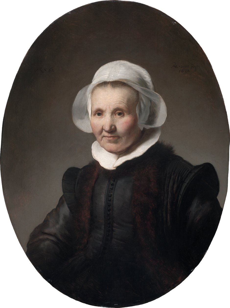 Portræt af Aeltje Petersdr Uylenburgh af Rembrandt
