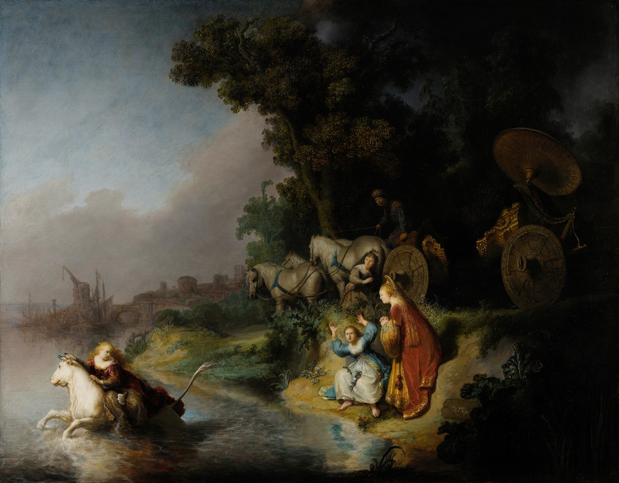 Bortførelsen af Europa af Rembrandt