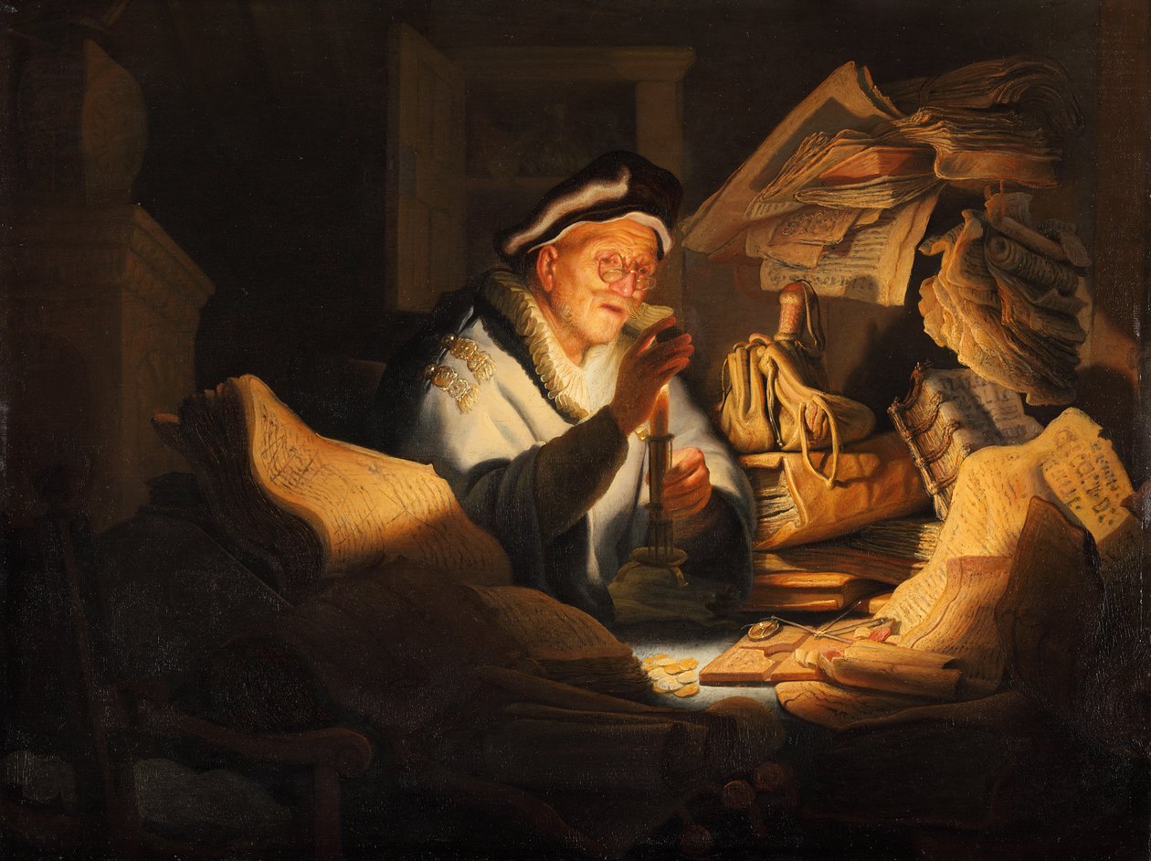 Pengeveksleren af Rembrandt