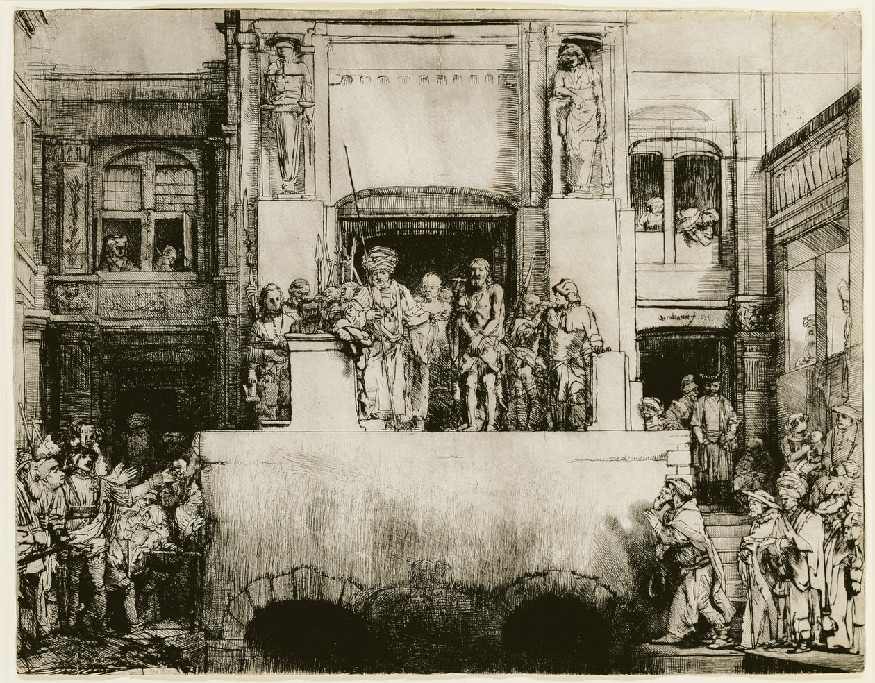Kristus præsenteret for folket af Rembrandt van Rijn