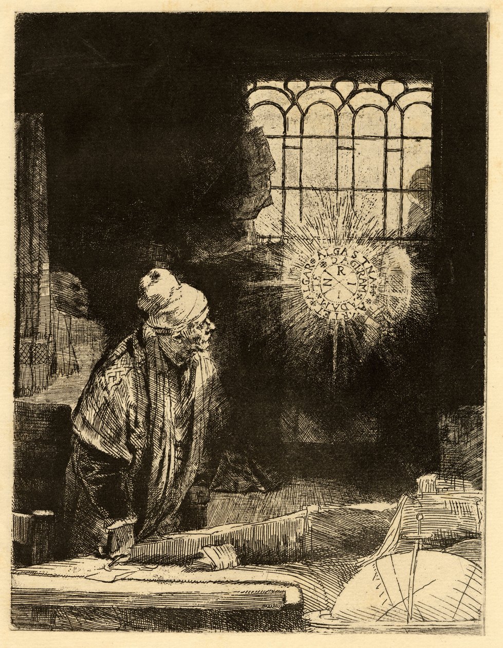 Doktor Faustus af Rembrandt van Rijn