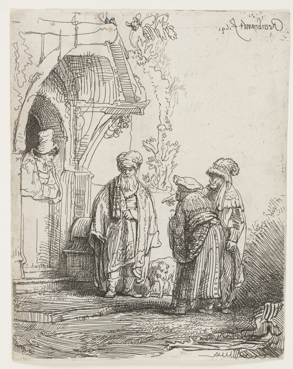 Jakob og Laban af Rembrandt van Rijn