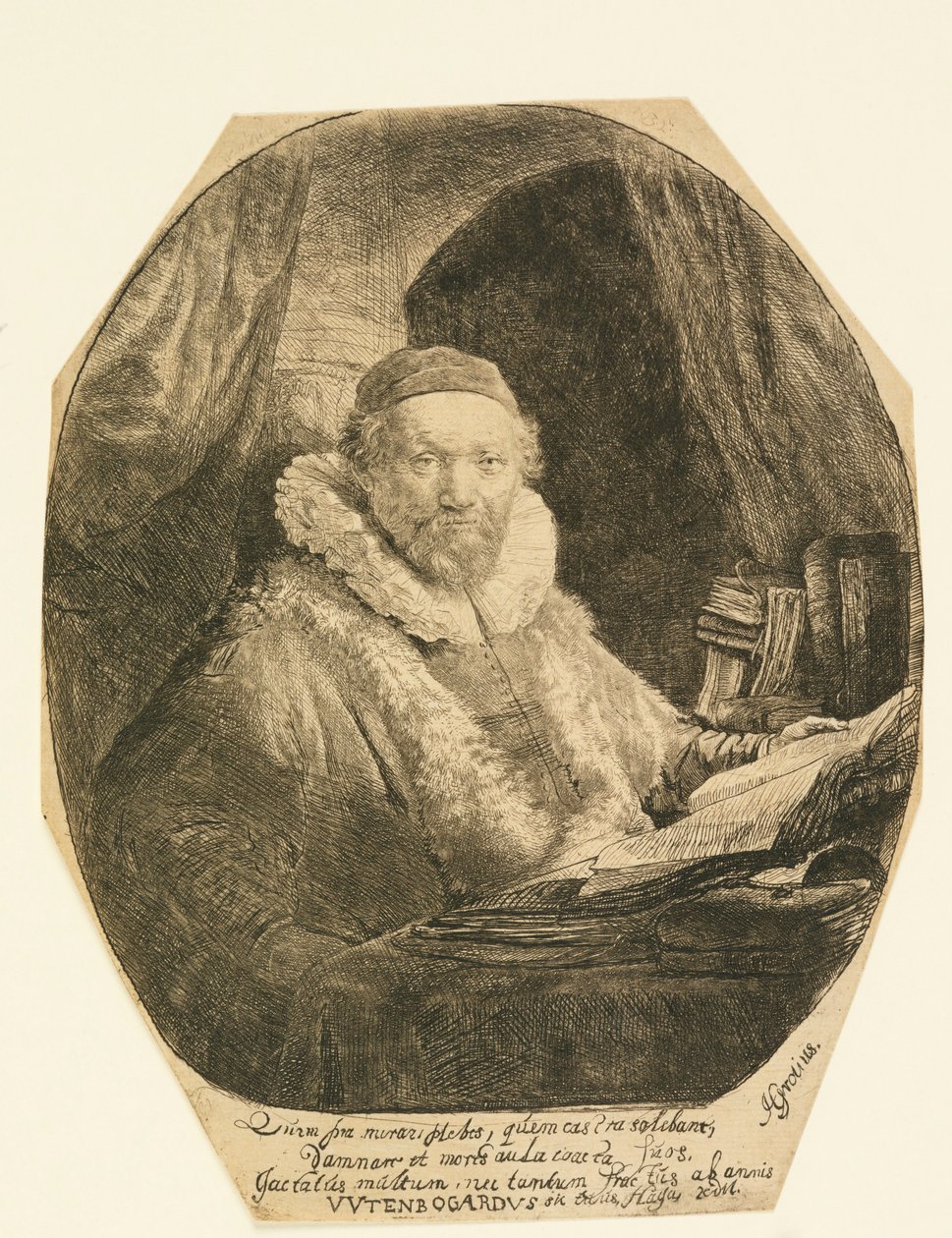 Jan Uytenbogaert, Prædikant af Rembrandt van Rijn