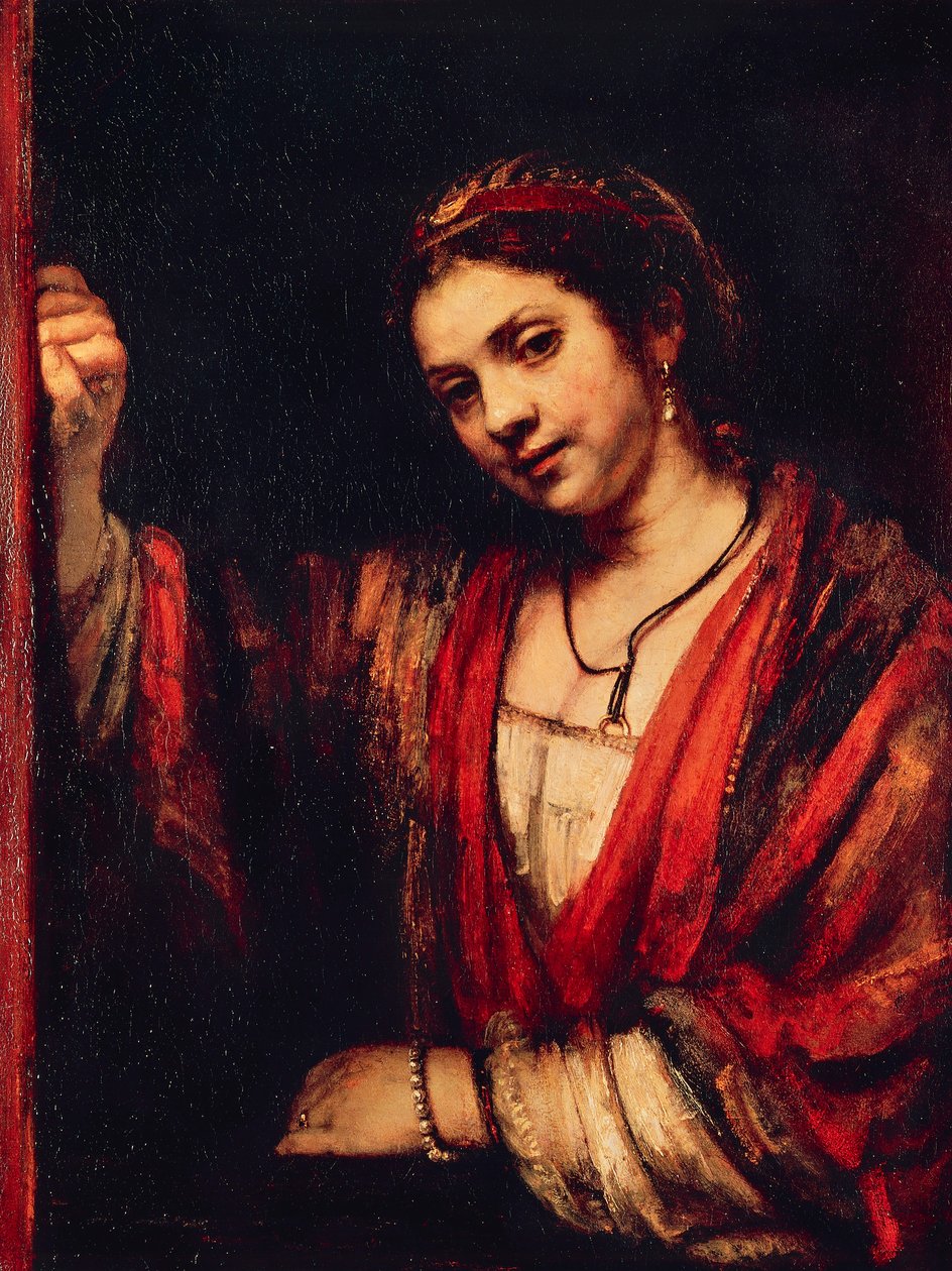 Portræt af Hendrickje Stoffels af Rembrandt Harmensz. van Rijn