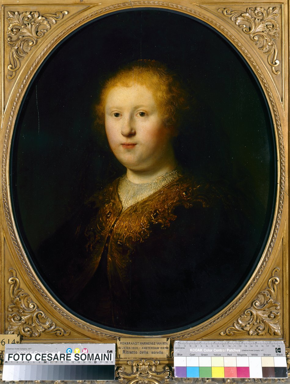 Portræt af en ung kvinde af Rembrandt van Rijn