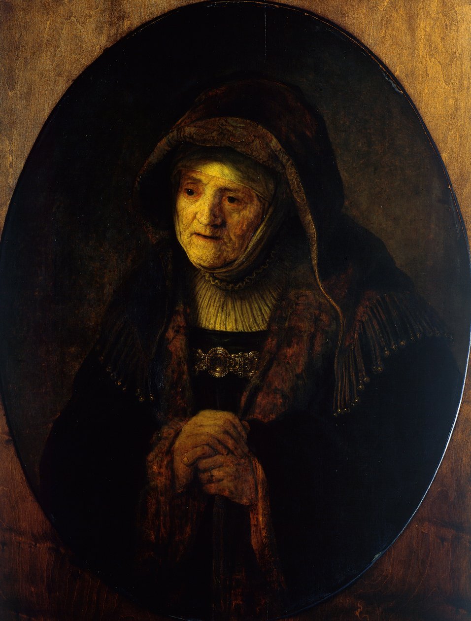 Profetinde Hannah (kunstnerens mor) af Rembrandt Harmensz. van Rijn