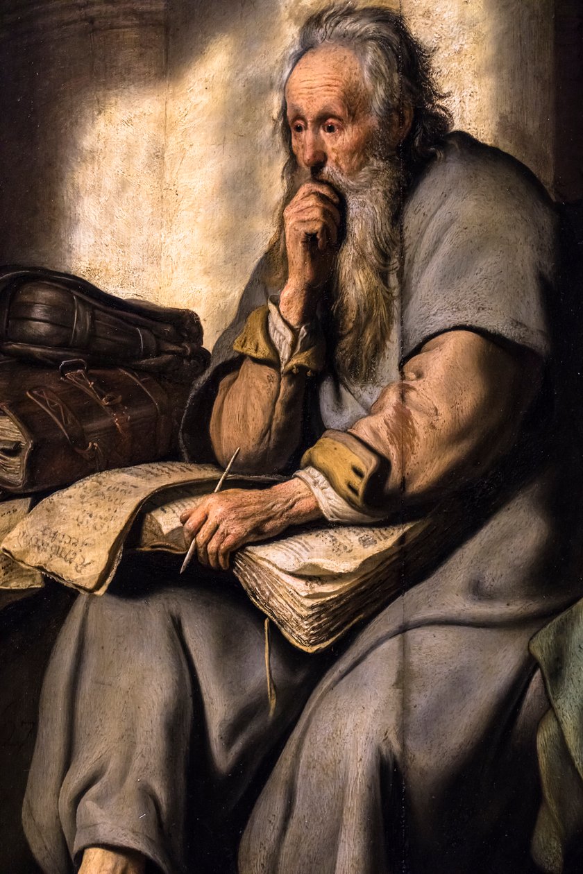 Sankt Paulus i fængsel af Rembrandt Harmensz. van Rijn