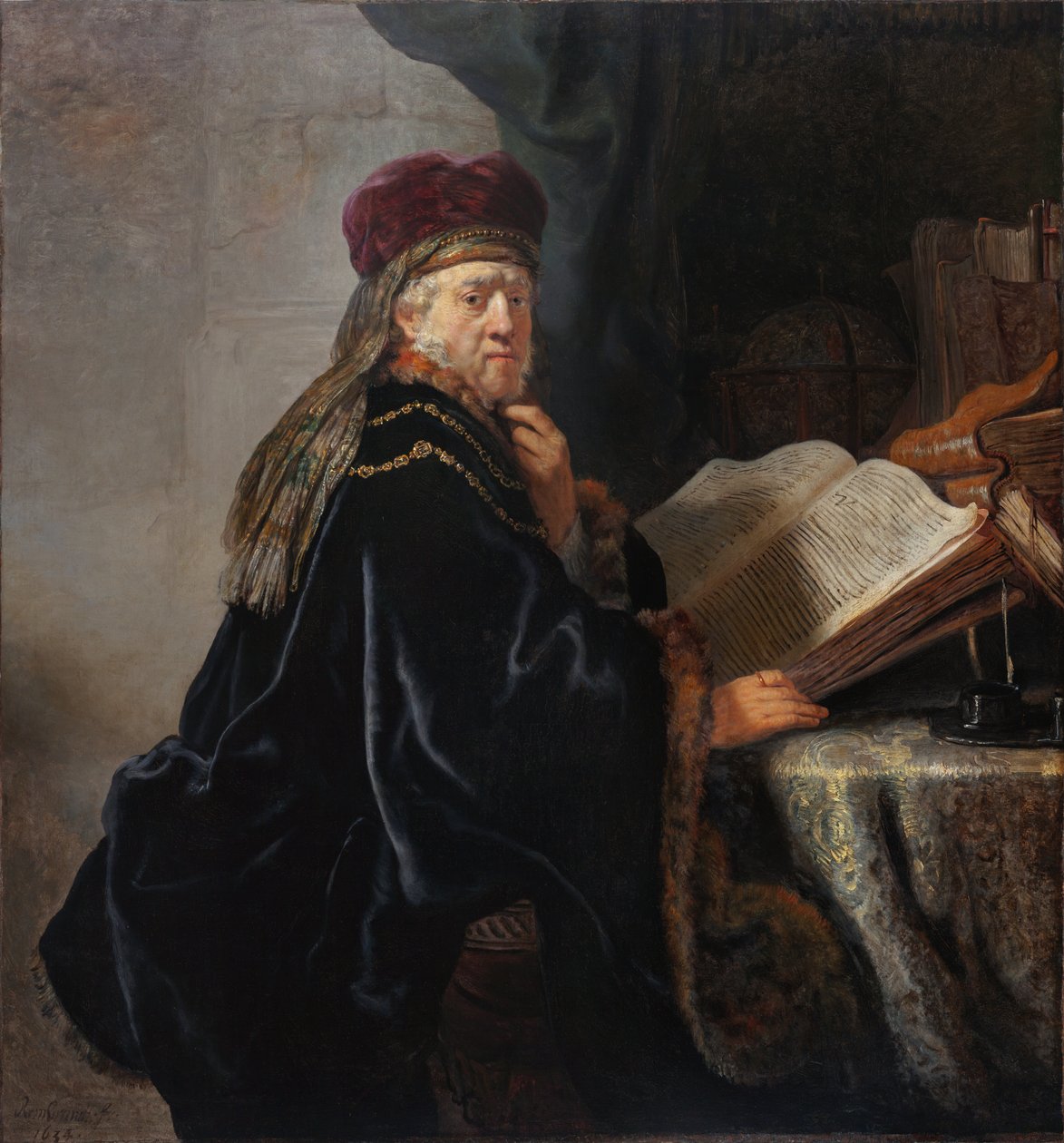 Forsker i sit Studium af Rembrandt van Rijn