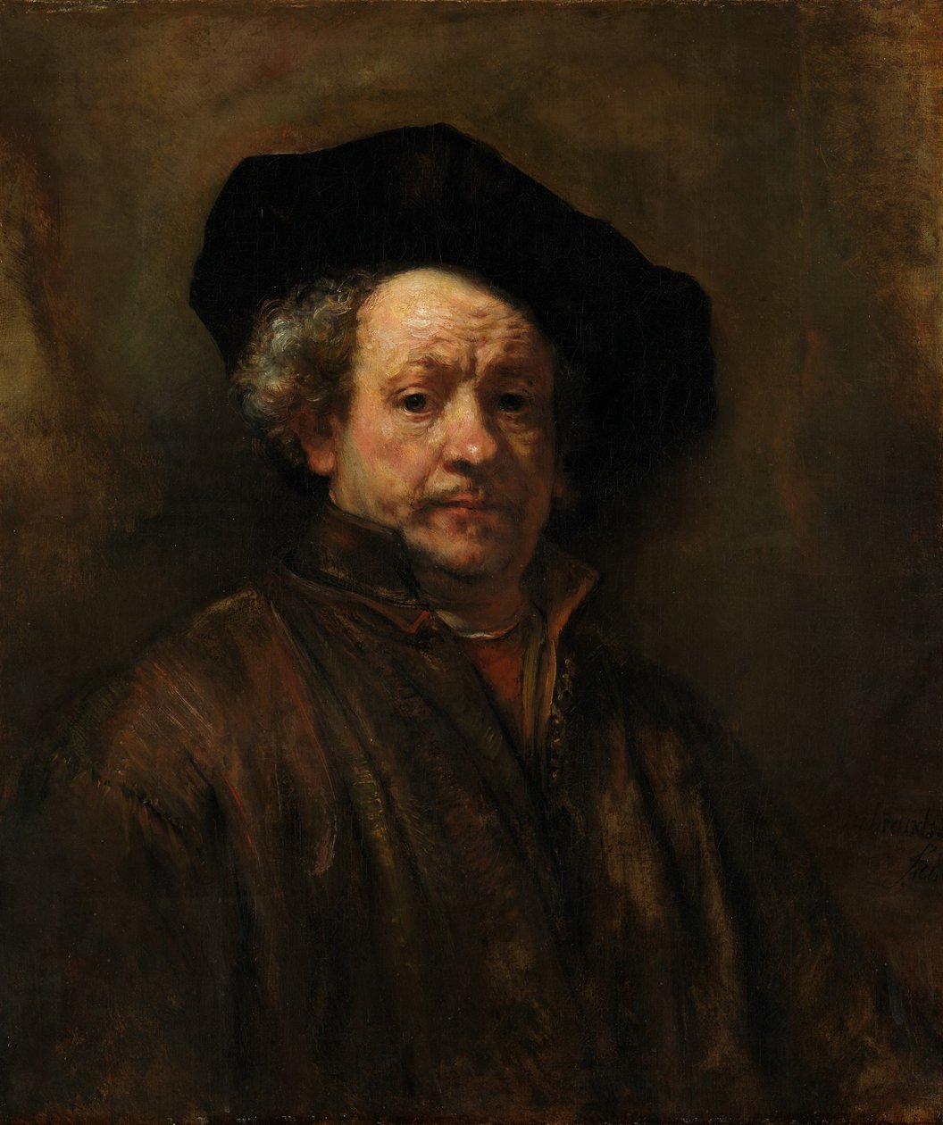 Selvportræt af Rembrandt van Rijn