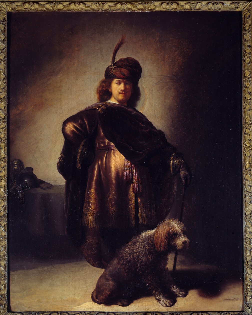 Selvportræt i orientalsk dragt af Rembrandt van Rijn