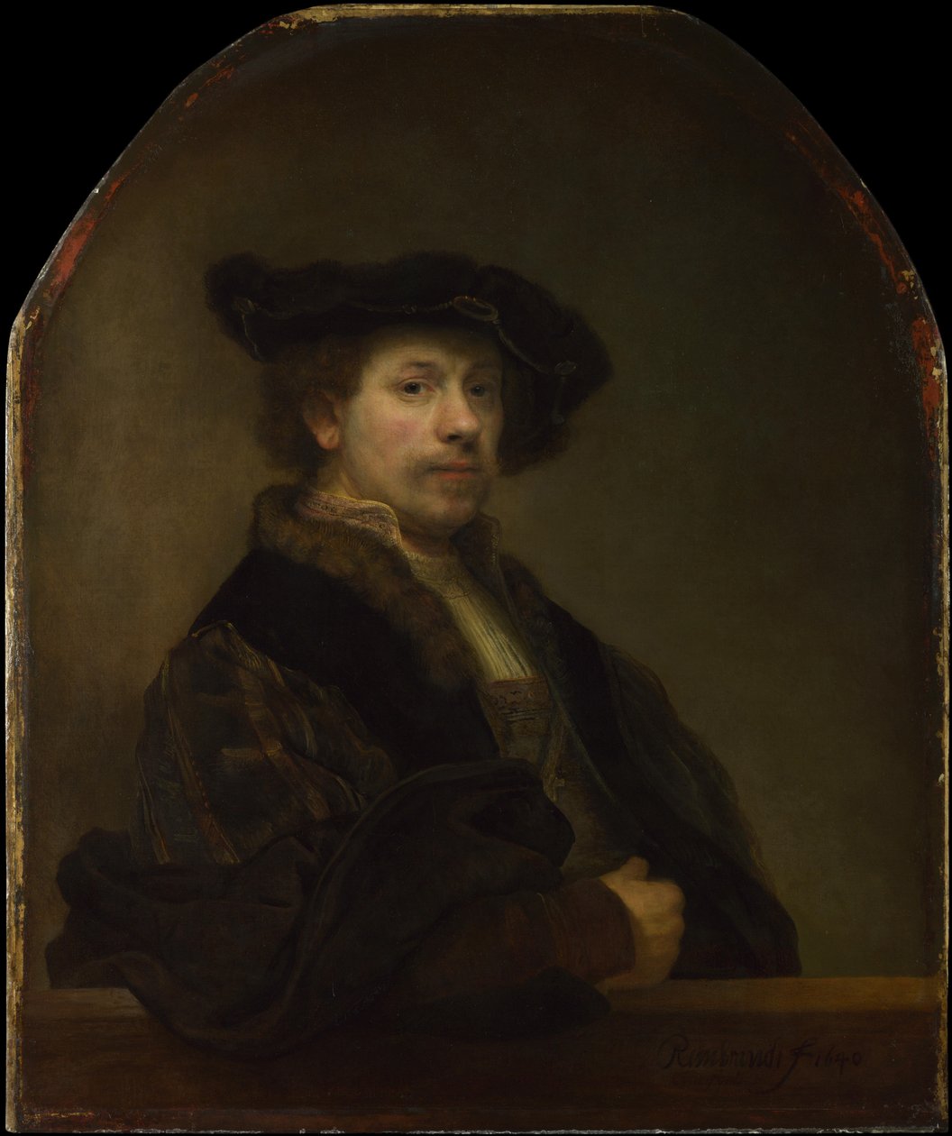 Selvportræt i en alder af 34 af Rembrandt van Rijn