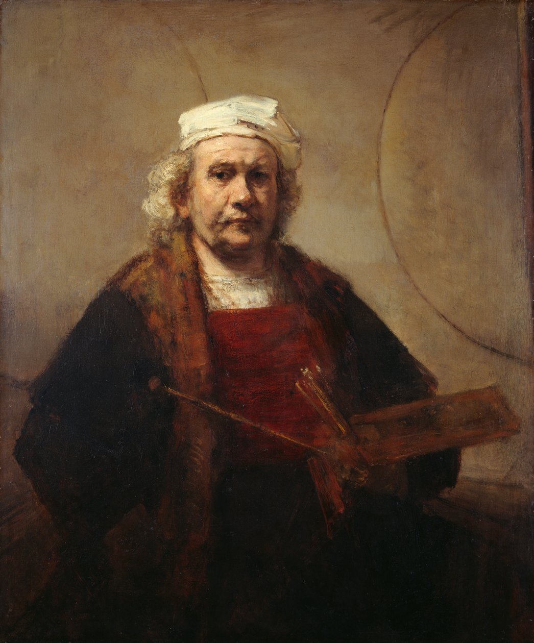 Selvportræt, ca. 1665 (olie på lærred) af Rembrandt Harmensz. van Rijn