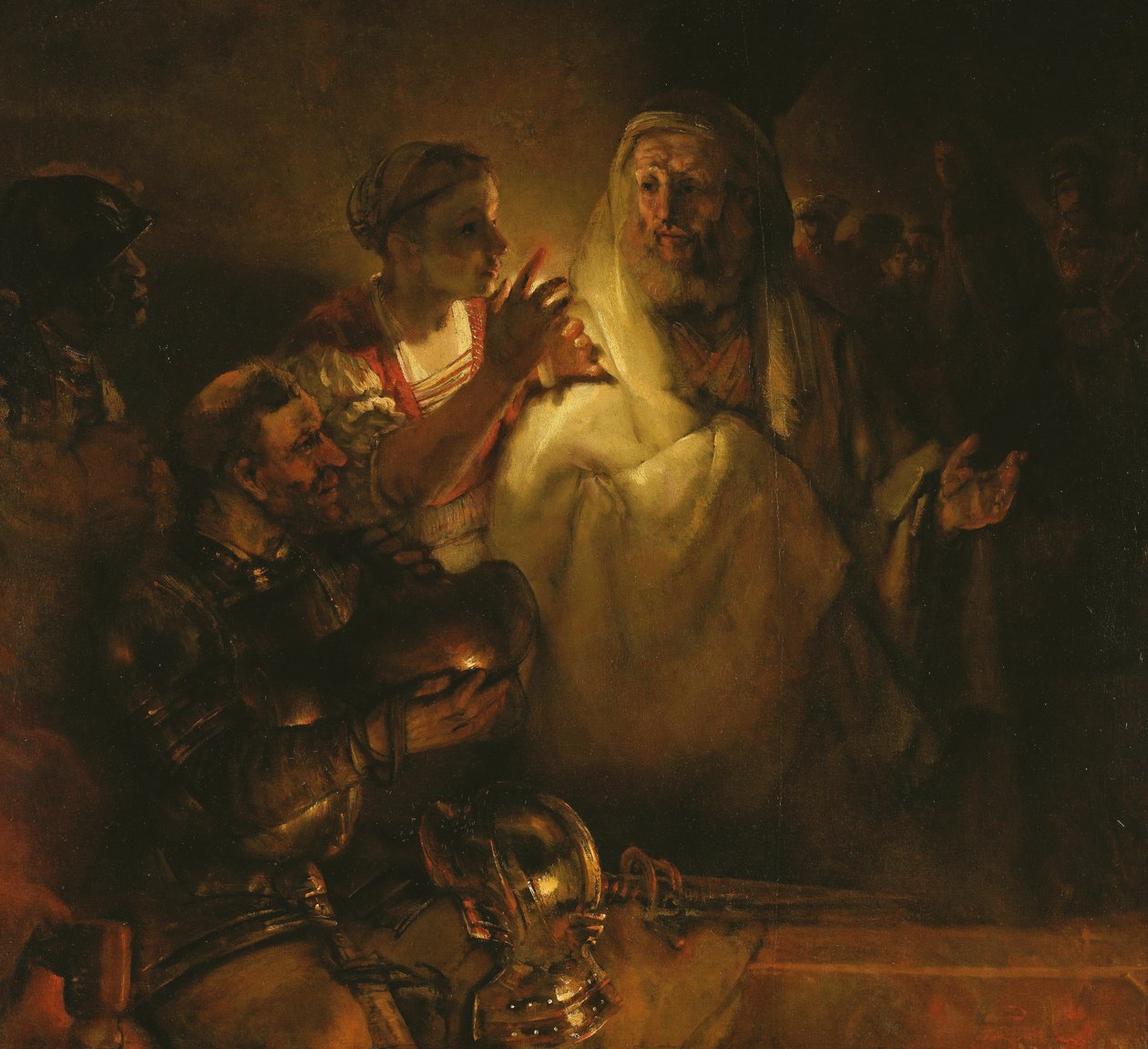 Fornægtelsen af Sankt Peter af Rembrandt van Rijn