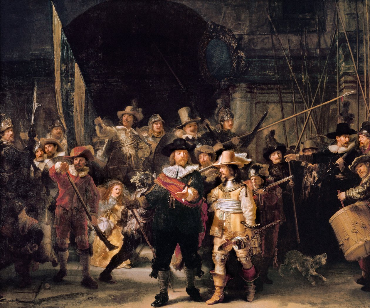Nattevagten af Rembrandt Harmensz. van Rijn