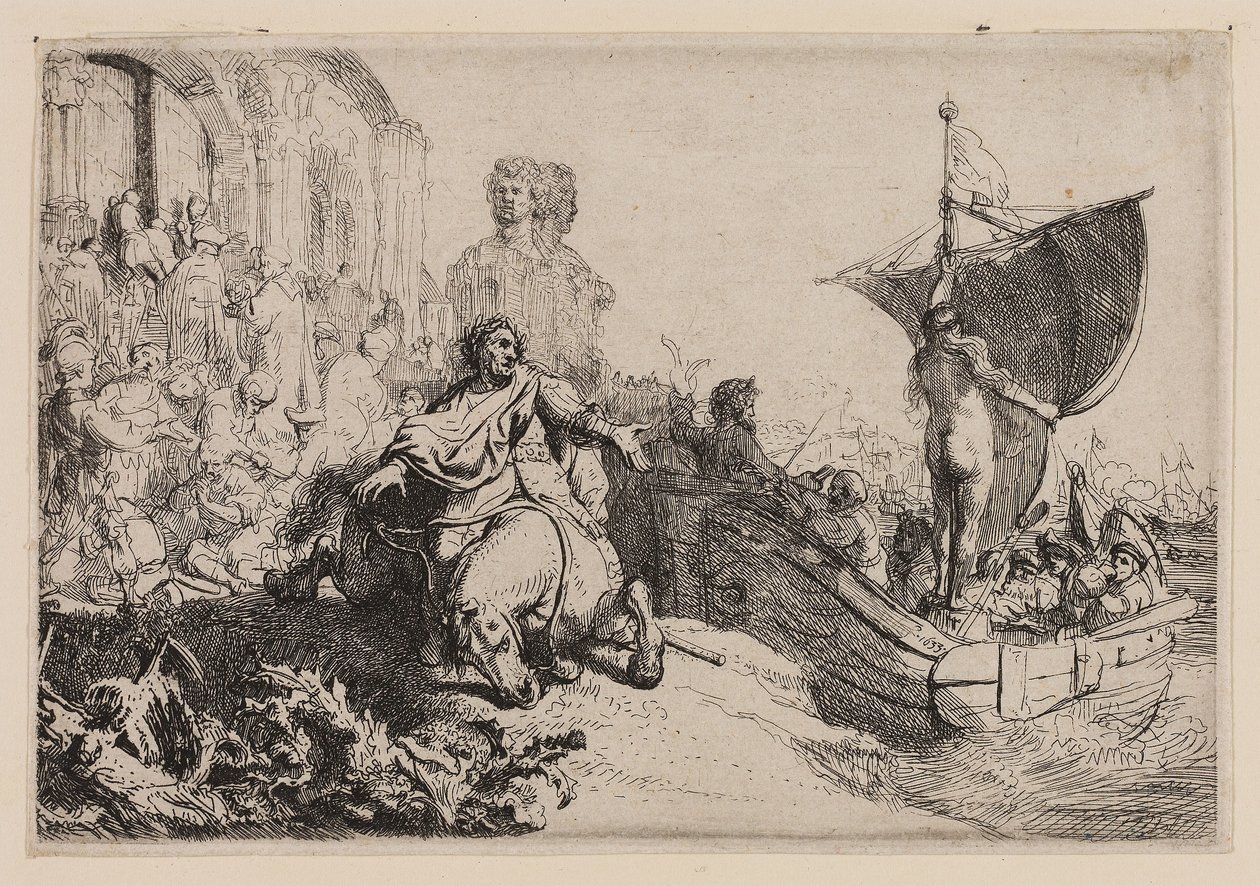 Lykkeskibet af Rembrandt Harmensz. van Rijn