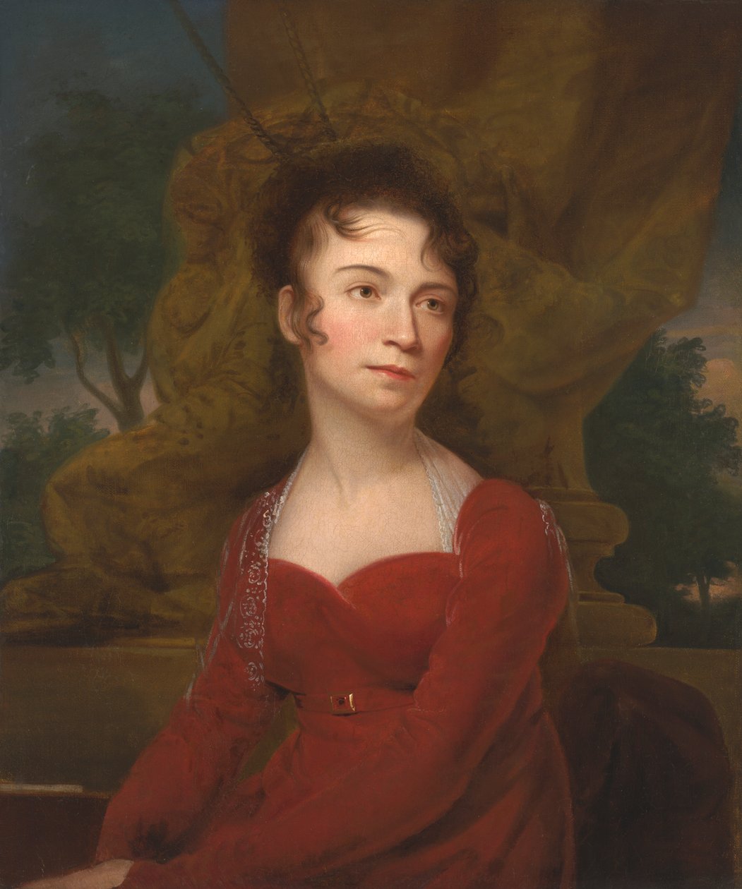 Juliana Westray Wood, ca. 1811. af Rembrandt Peale