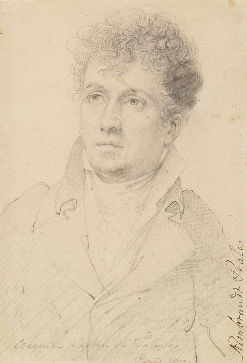 Portræt af François Joseph Talma af Rembrandt Peale