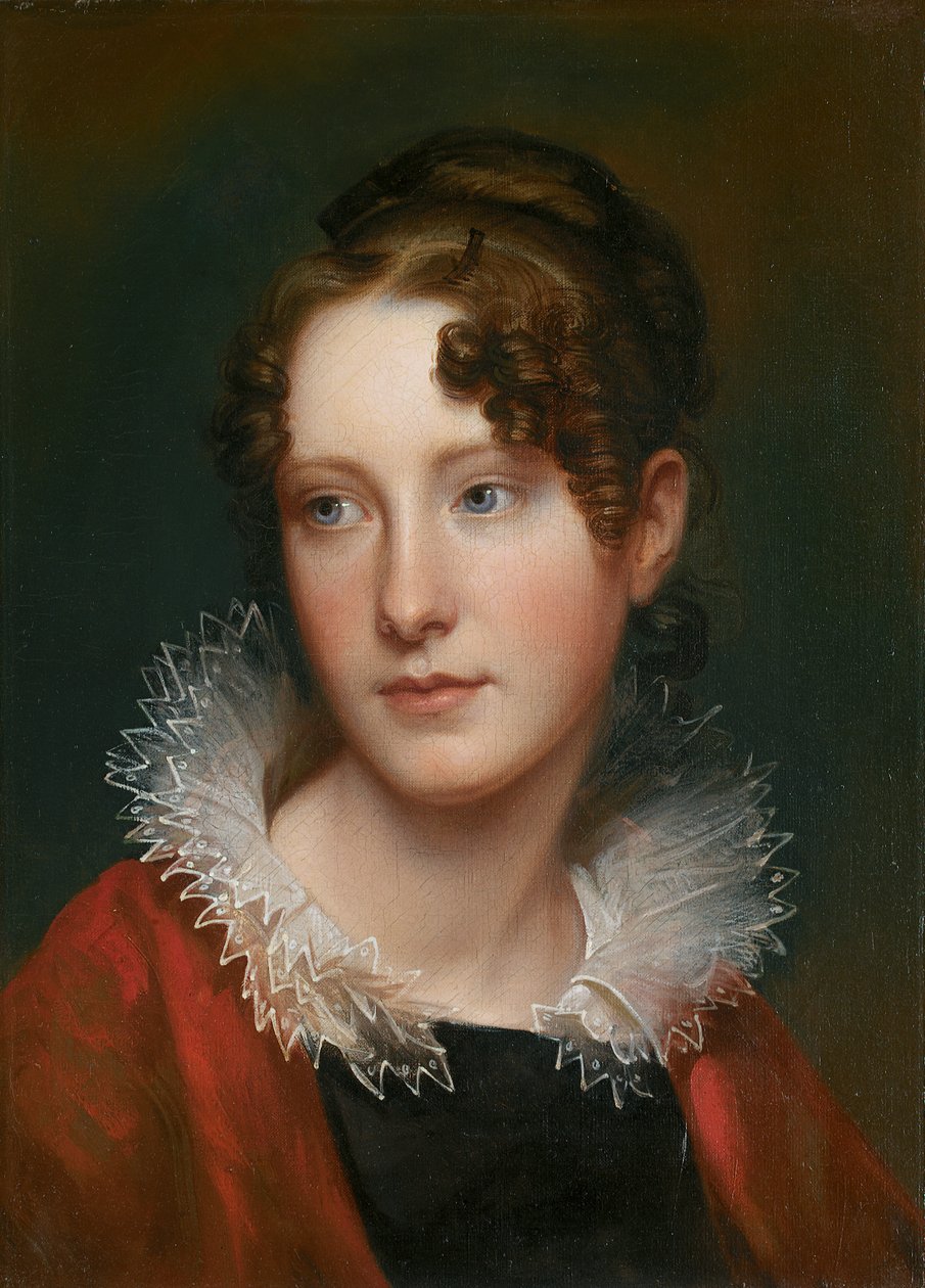 Portræt af Rosalba Peale, ca. 1820. af Rembrandt Peale