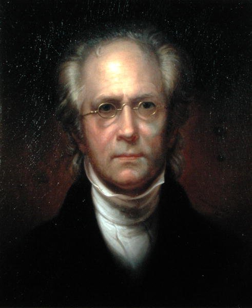 Selvportræt (olie på lærred) af Rembrandt Peale