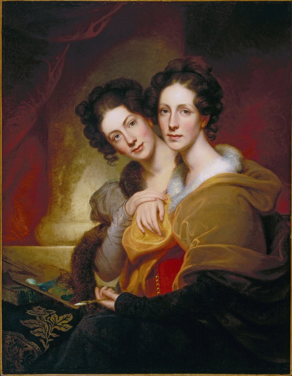 Søstrene (Eleanor og Rosalba Peale) af Rembrandt Peale