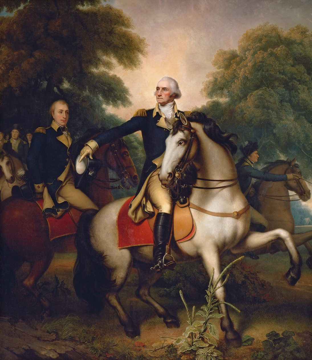 Washington vor Yorktown af Rembrandt Peale