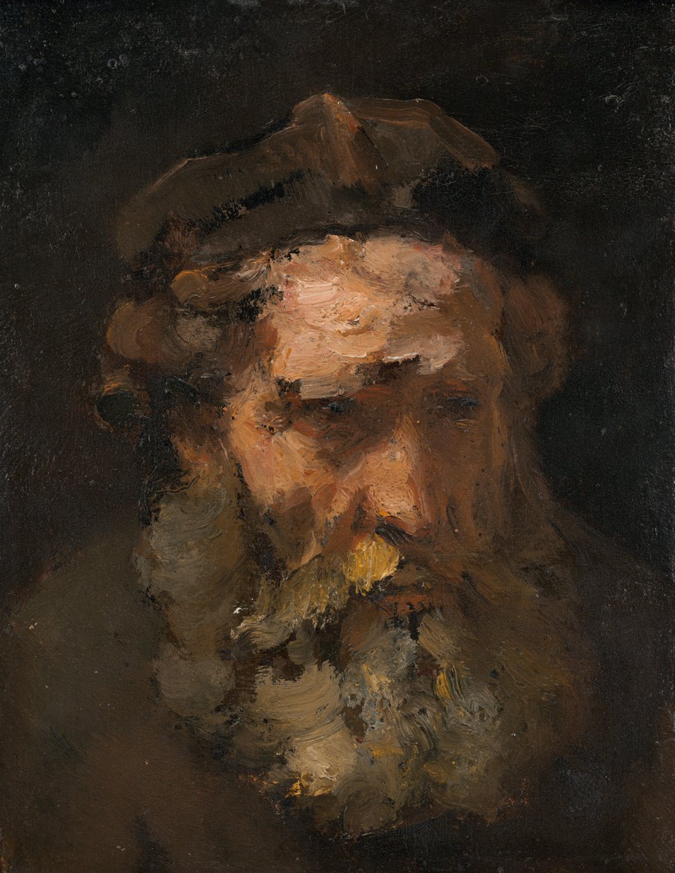 Hoved af Saint Matthew, sandsynligvis begyndelsen af 1660