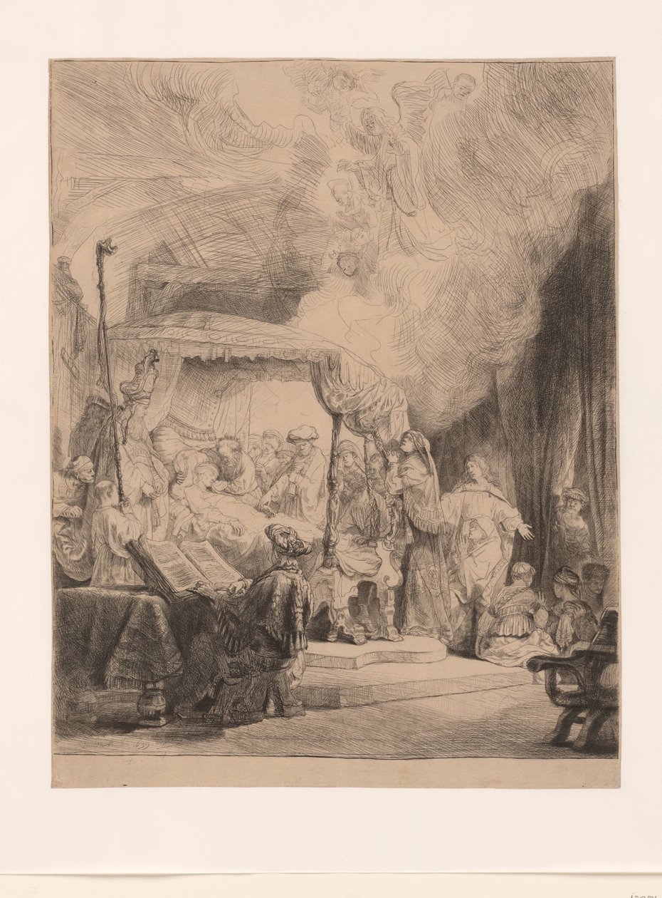 Jomfruens død af Rembrandt van Rijn (signed by artist)