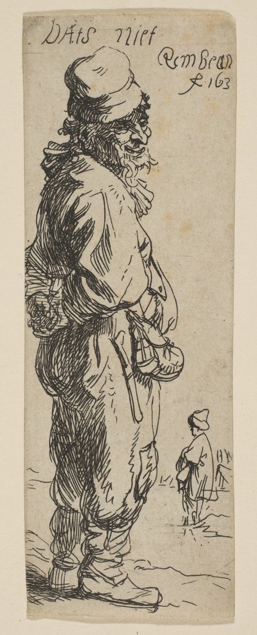 En bonde, der svarer: Det er ikke, 1634. af Rembrandt van Rijn