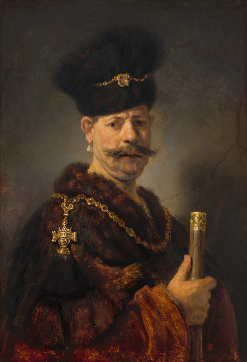 En polsk adelsmand af Rembrandt van Rijn
